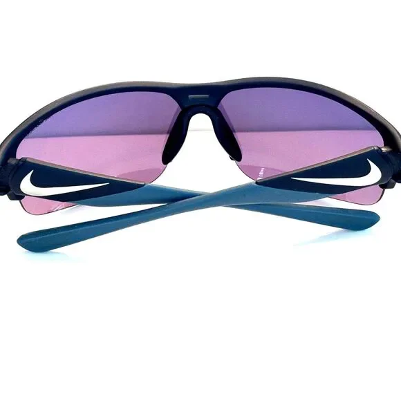 Nike Golf X2 EV0871-401 Sunglasses, Matte Mdnt Navy/Slvr Frame, Golf Tint Lens